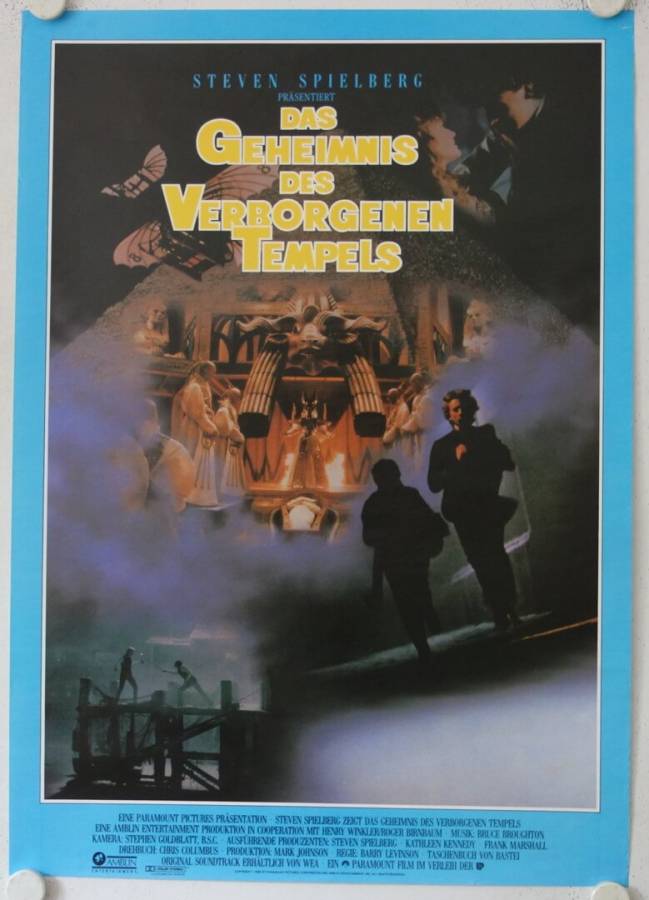 Das Geheimnis des verborgenen Tempels originales deutsches Filmplakat